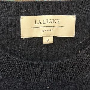 LA LINGE navy cashmere sweater